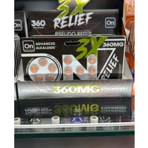 3X Relief Pseudo Red 360mg